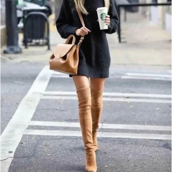 Treasure & Bond Shoes - Treasure and Bond Suede Knee High Boots, Brown women 8 NWT